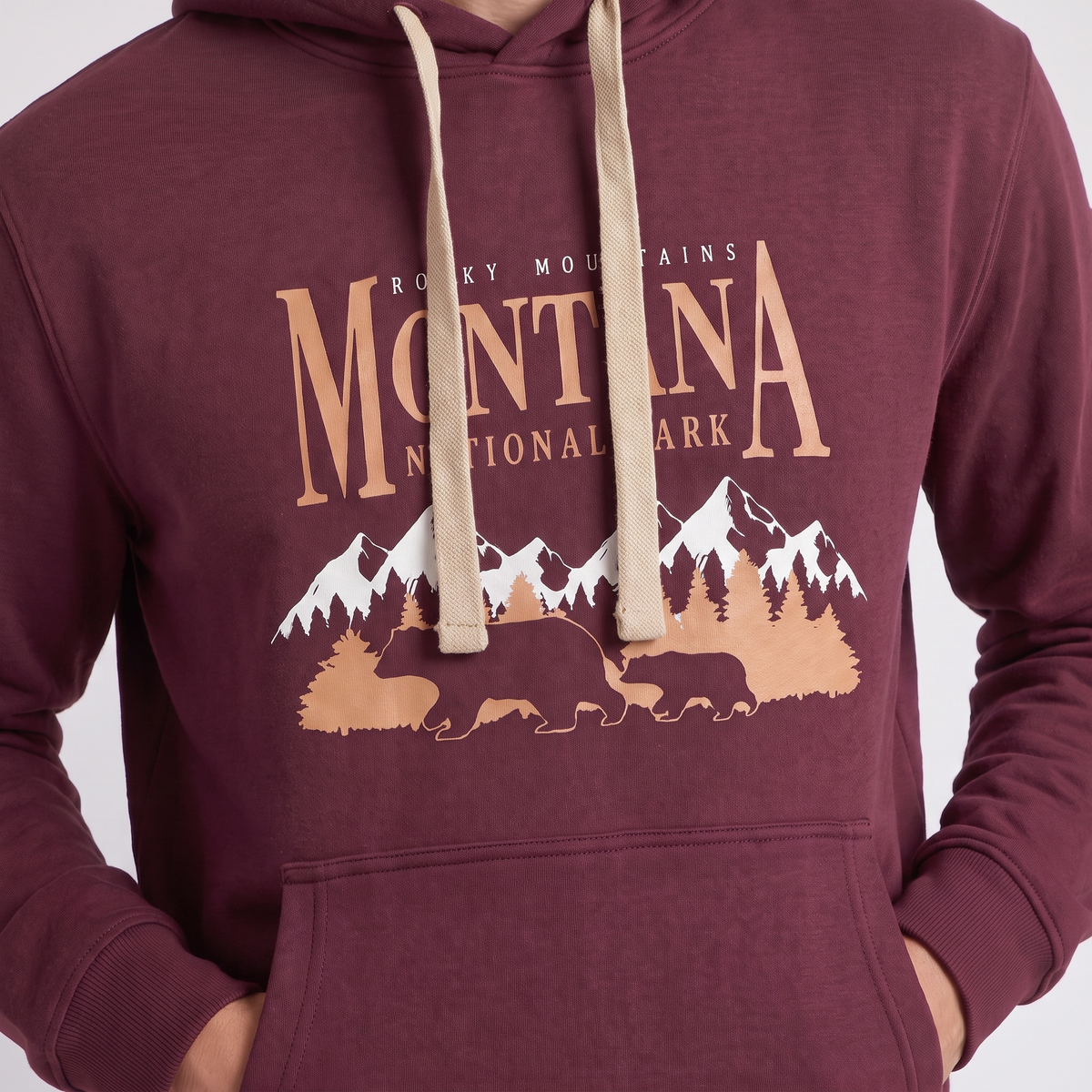 Felpa con cappuccio Montana