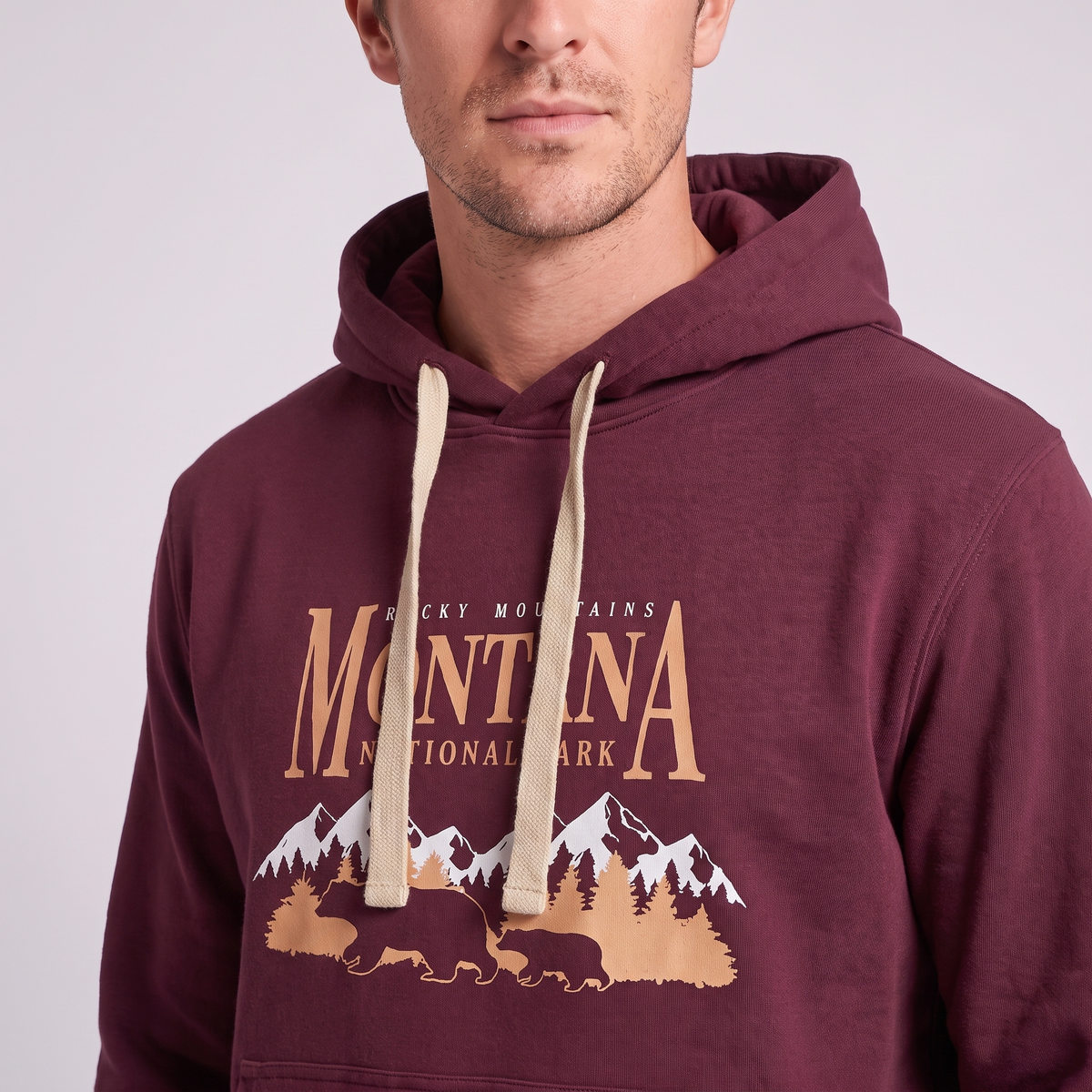 Felpa con cappuccio Montana