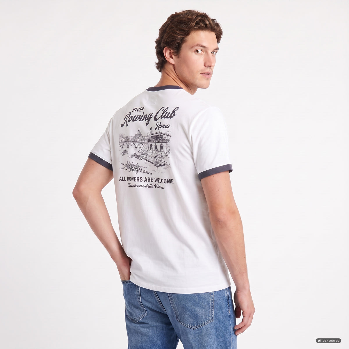 T-shirt manica corta Rowing Club