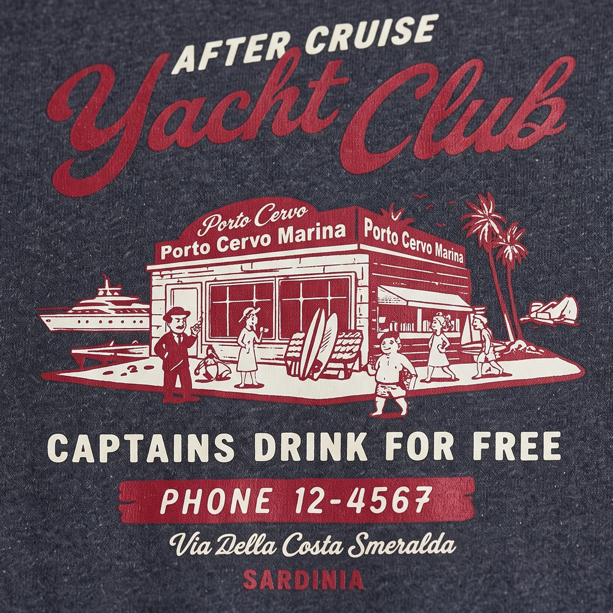 Felpa paricollo Yacht Club